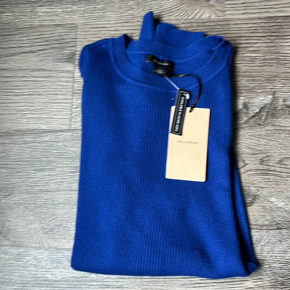 FINAL PRICE — Halogen Royal Blue Ribbed Sweater NWT💙